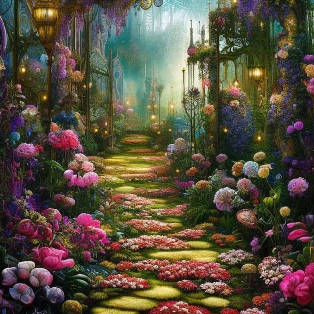 pink path - AI Generated Artwork - NightCafe Creator