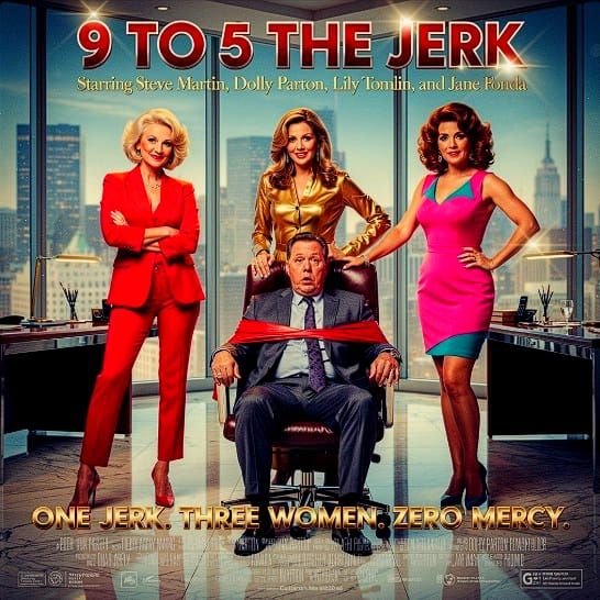 12/29/2025-Movie Poster 9 to 5 the Jerk Art By Archangel Tara
