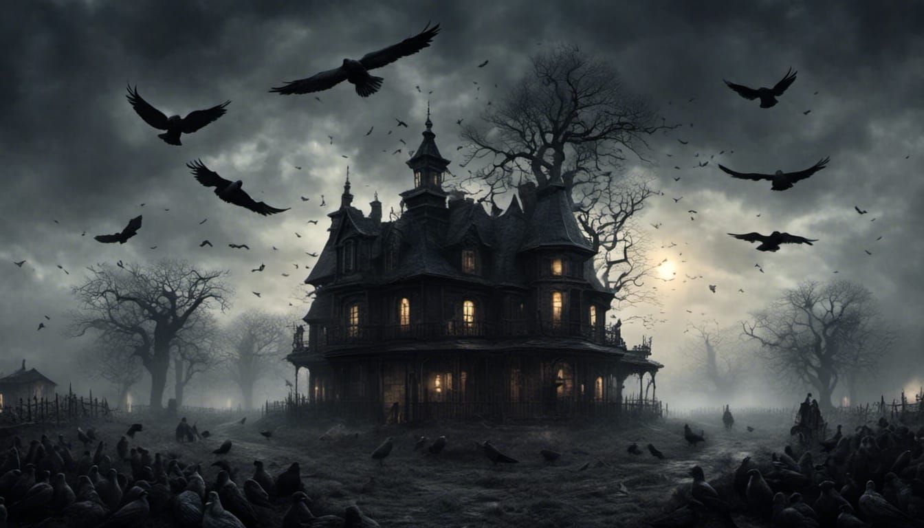 Haunted hause  by @Eau