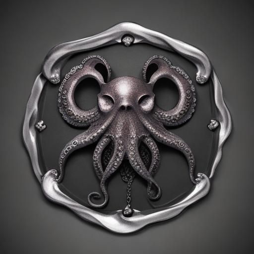 Belt Buckle Metal Octopus - AI Generated Artwork - NightCafe Creator