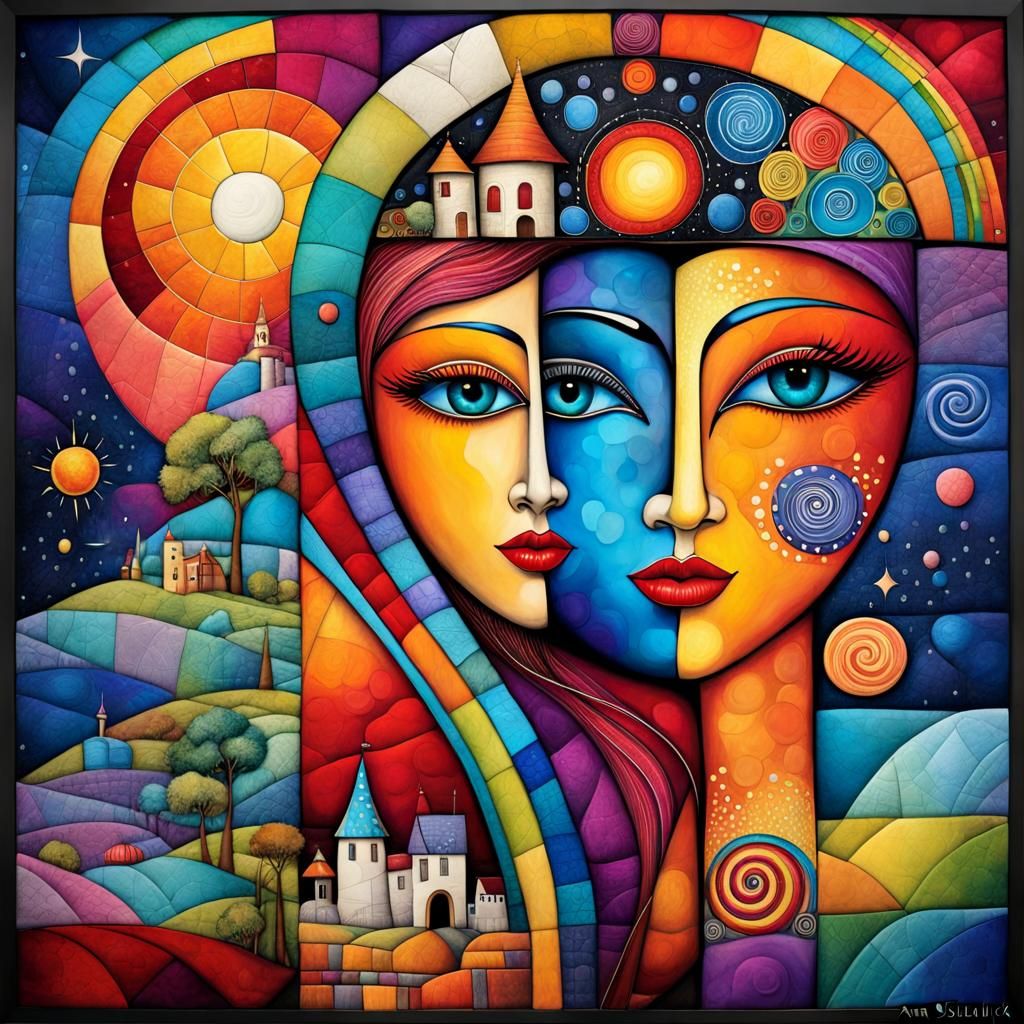 18 💃Surreal interactive dream. 🕸️Chalk art. 4🔥 Hundertwas...