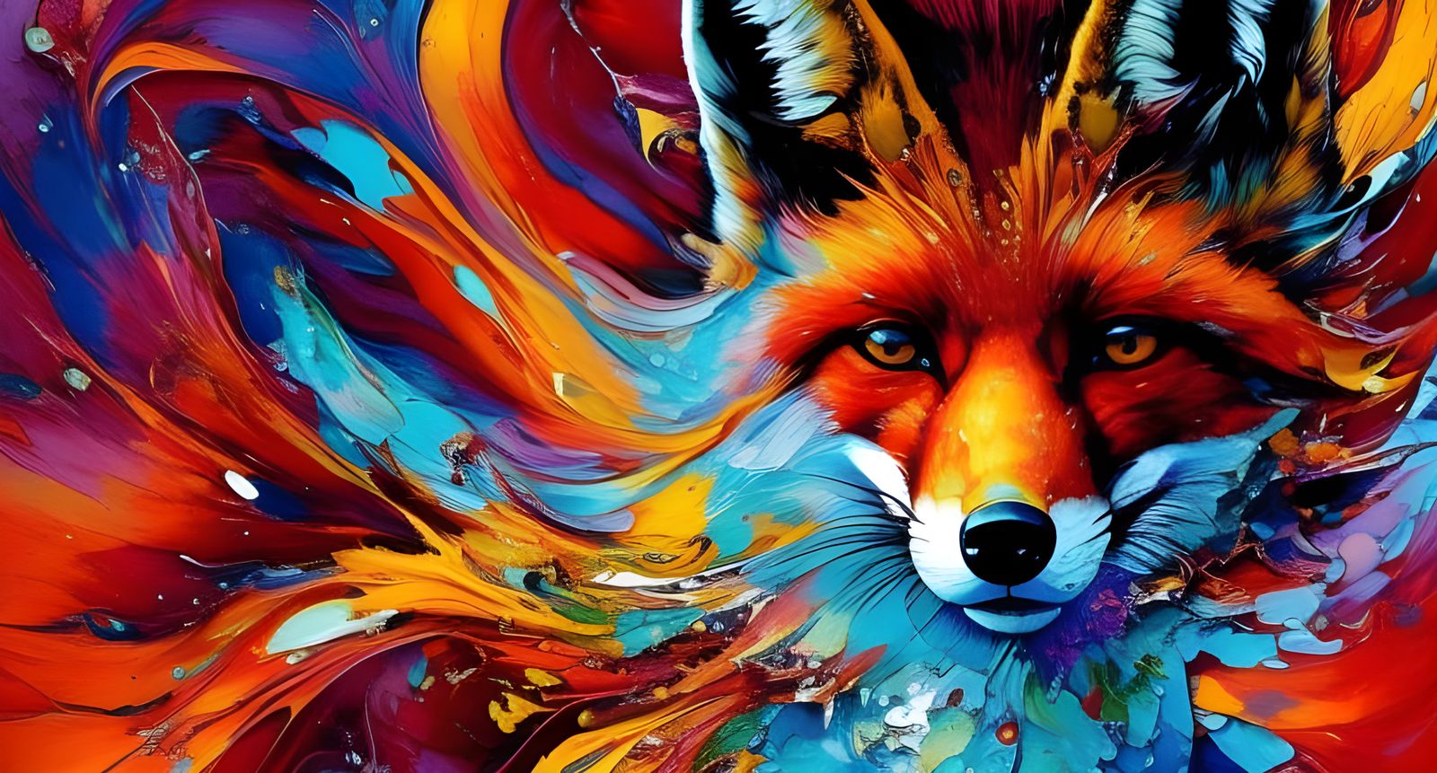 Majestic Fox  by @Shadowleopard13