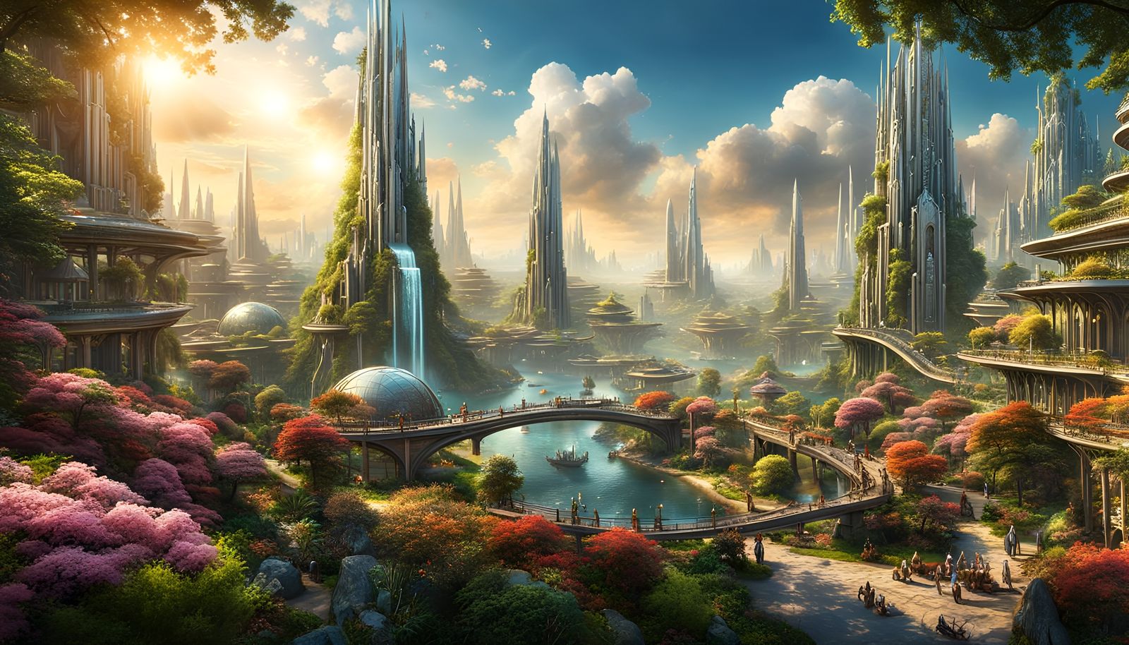 My Utopia: modern city that loves nature!   by @Lucy