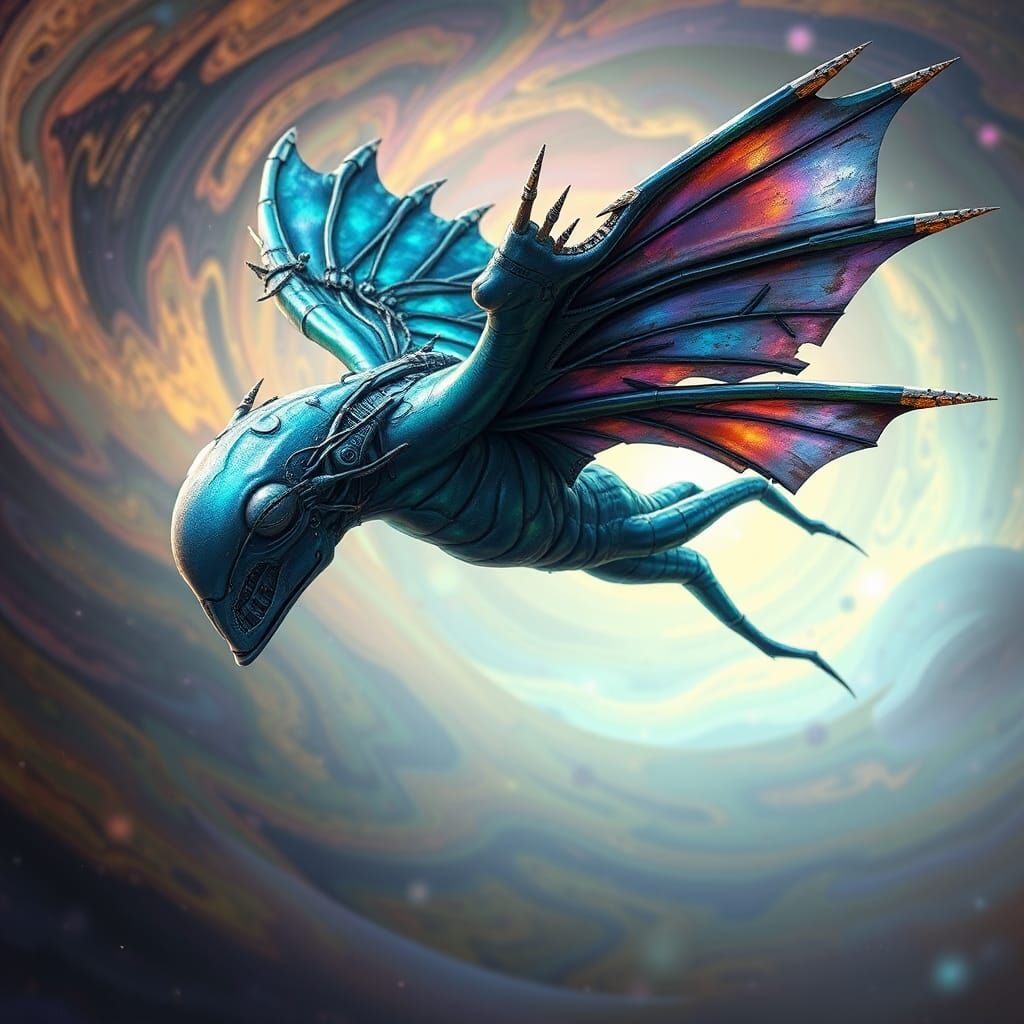 Flying alien