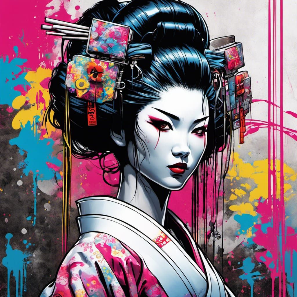 GEISHA - AI Generated Artwork - NightCafe Creator