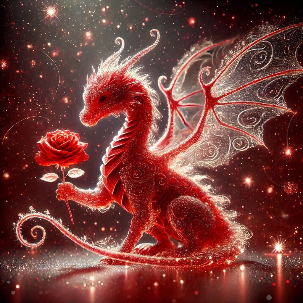 Ruby the Red Rose Dragon