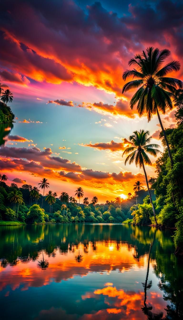 Jungle landscape   by @DeliaPeabody