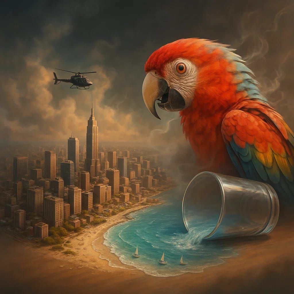 תוכי אחד מול עולם שלם