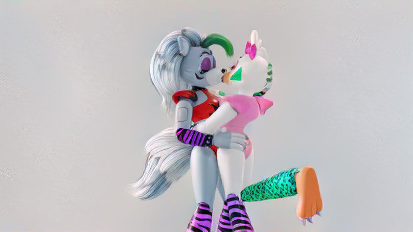 FNAF Roxanne Wolf x Glamrock Chica 