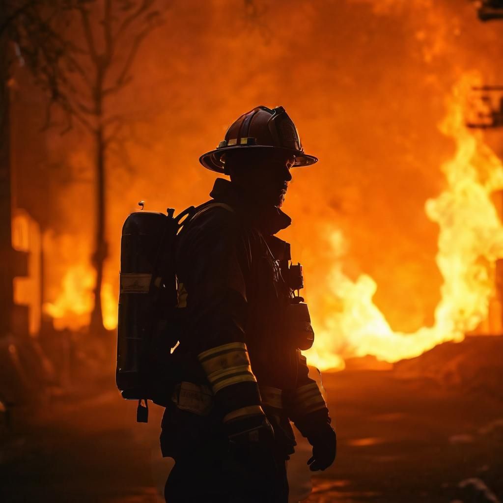 firefighter no time to rest