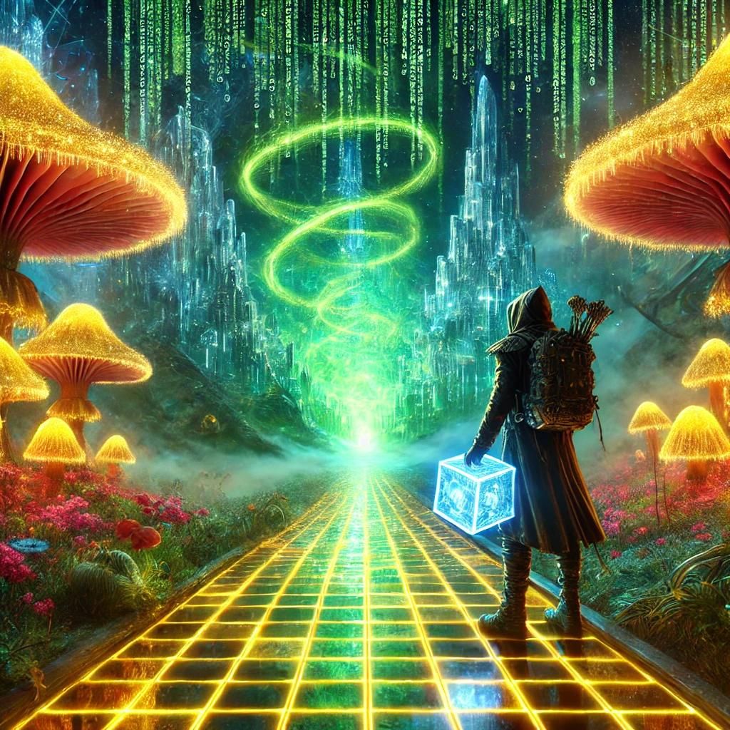 Neon Dreams and Emerald Paths