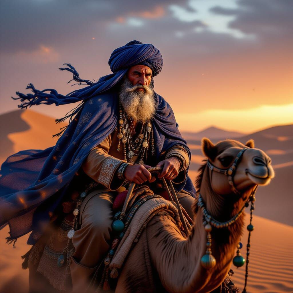 Stormrider of the Eternal Sands  by @RC