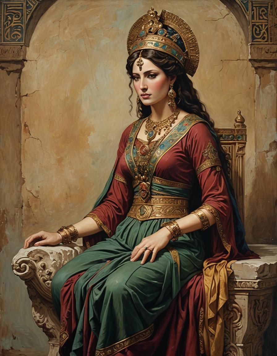 Elissa-Dido of Carthage, ancient lady, eastern mediterranean style ...