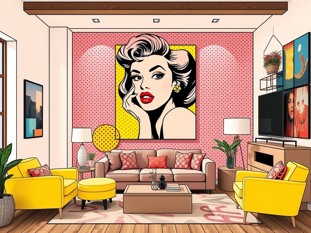 My pop art room  by @IAD_88