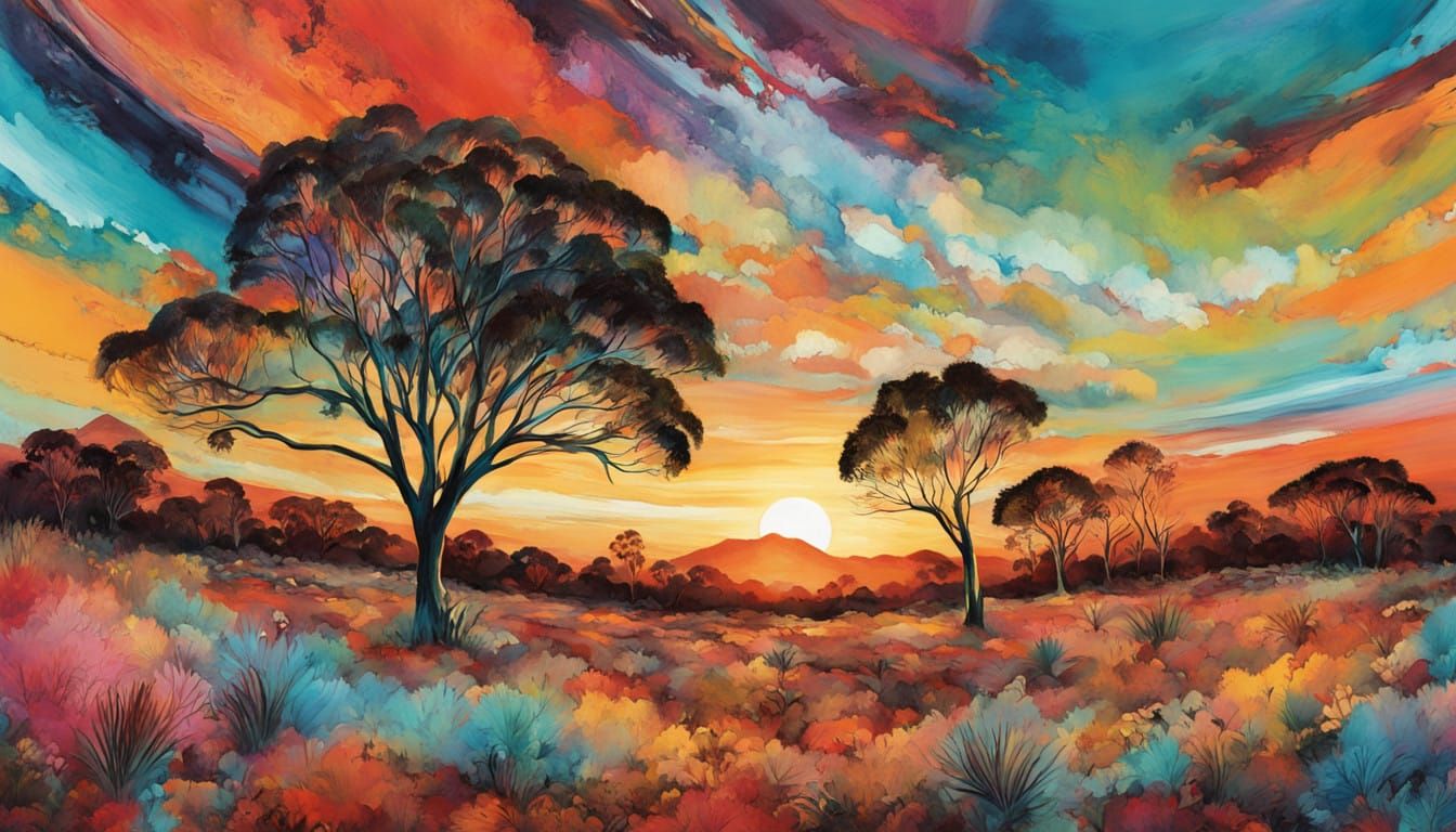 Colours of the Outback  by @JimmytheRogue