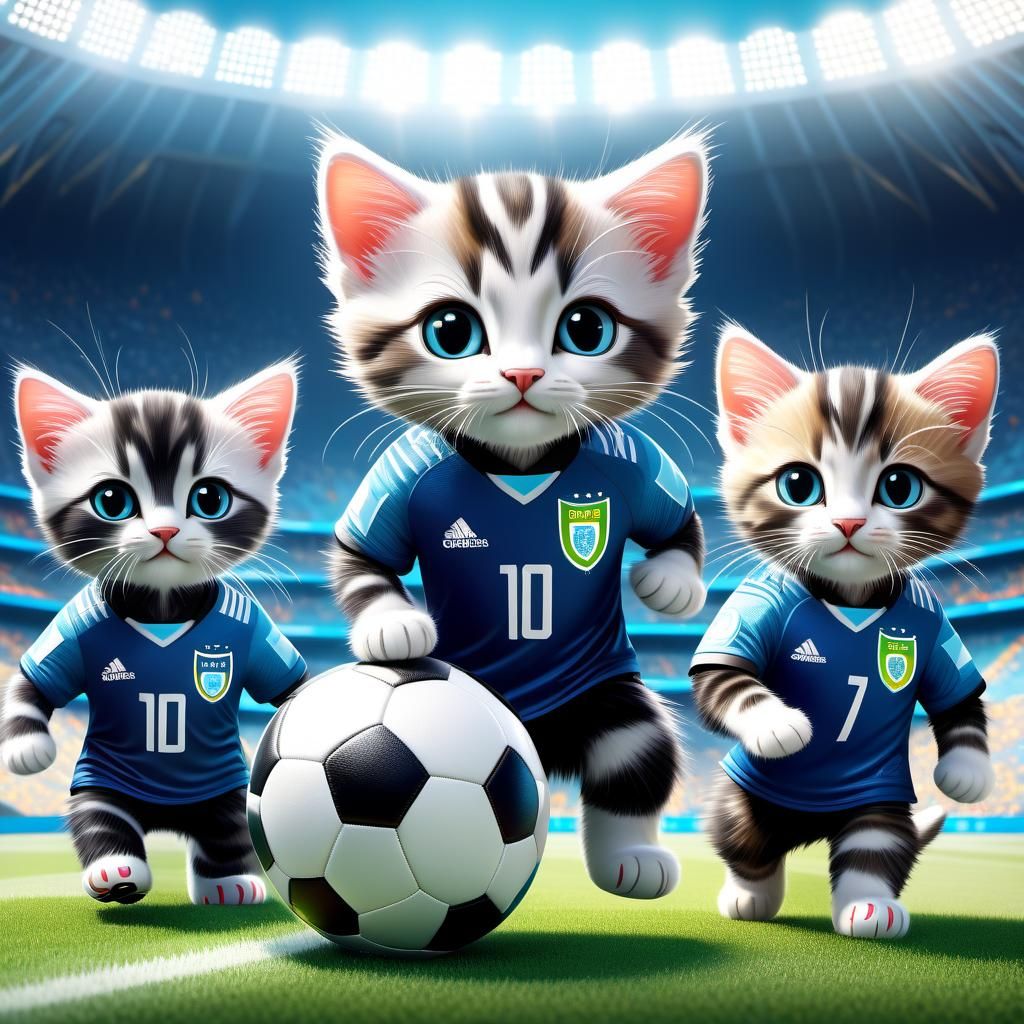 Soccer cats