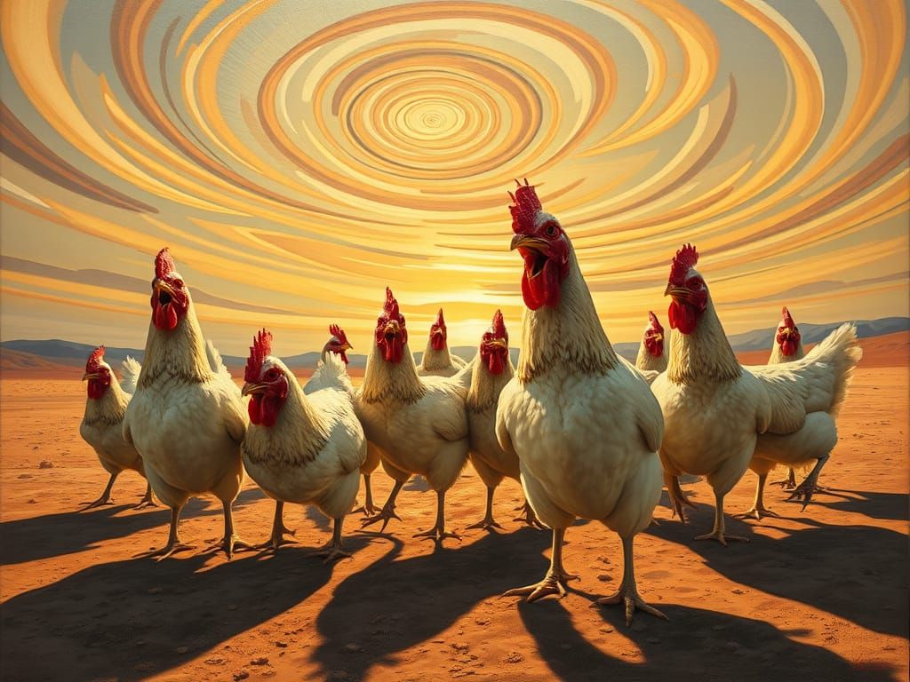 quand les poules auront des dents, when the hens will have teeth  by @AlmostSilent