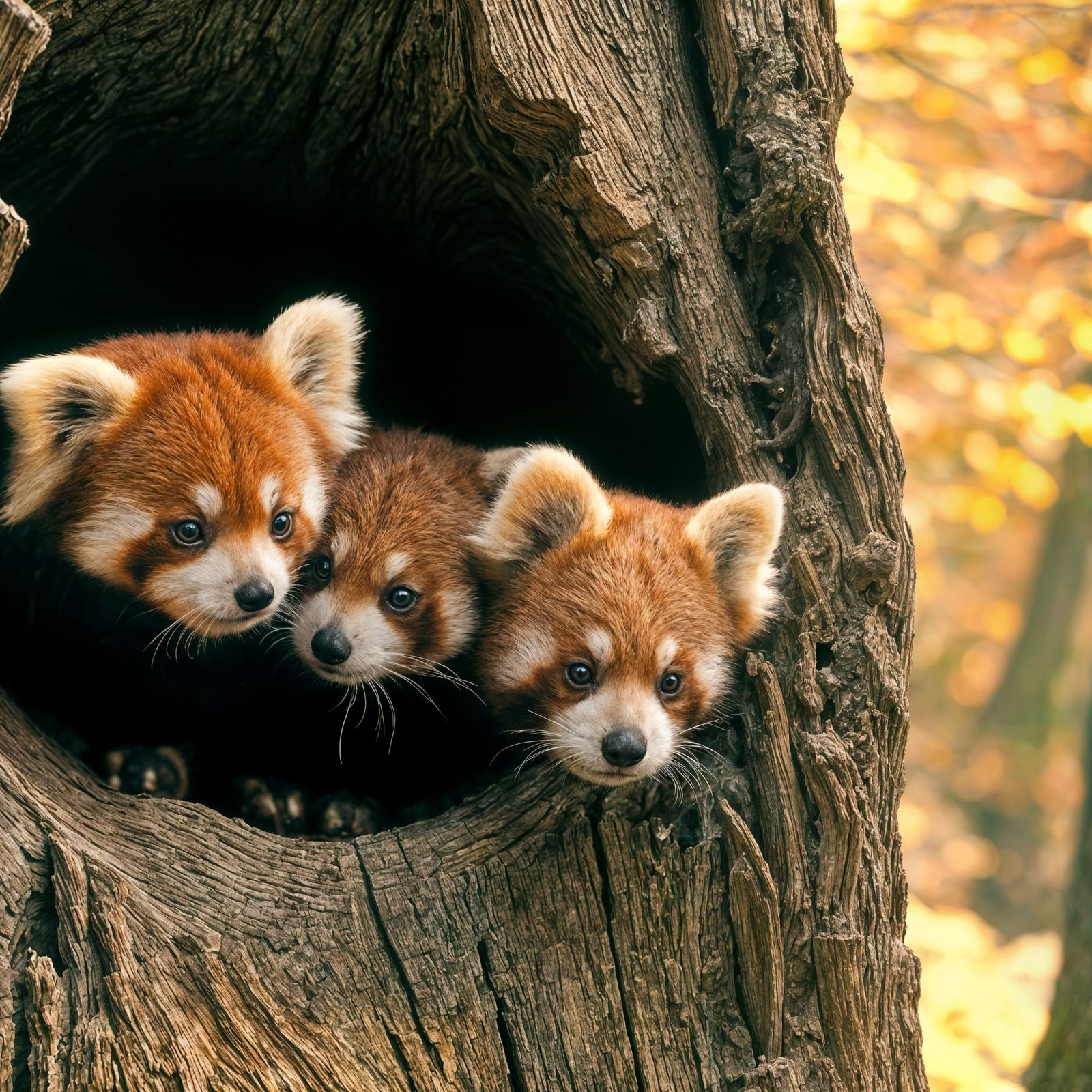 Red panda family  by @nixxxnutz