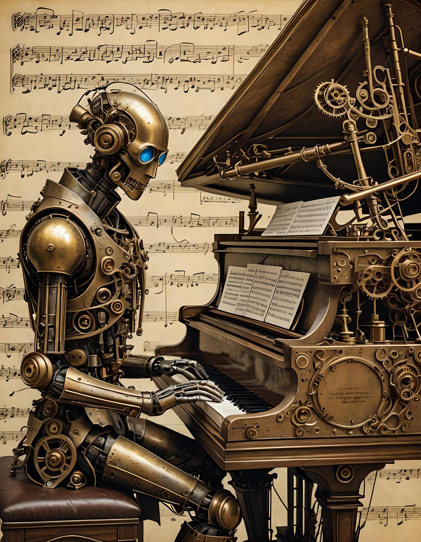 Mechanical Mozart   by @Dooboofay