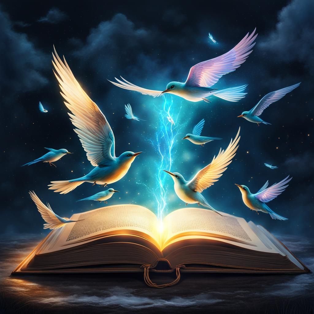 Magical book  by @Raphaelle