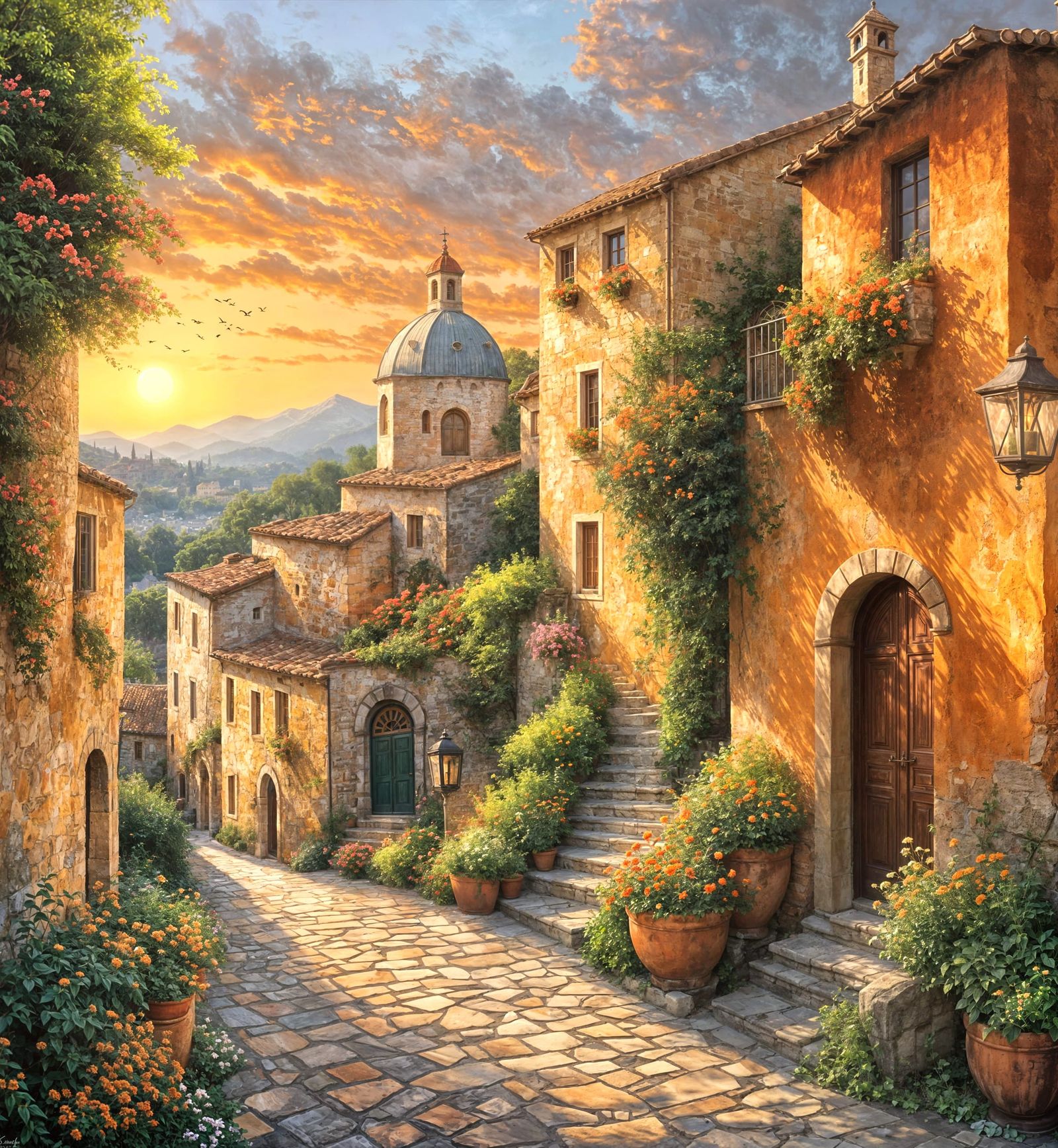 An Italian Town in My Memories  by @Richcruise Liu