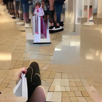 i sold my soul to satan waiting in line at the mall