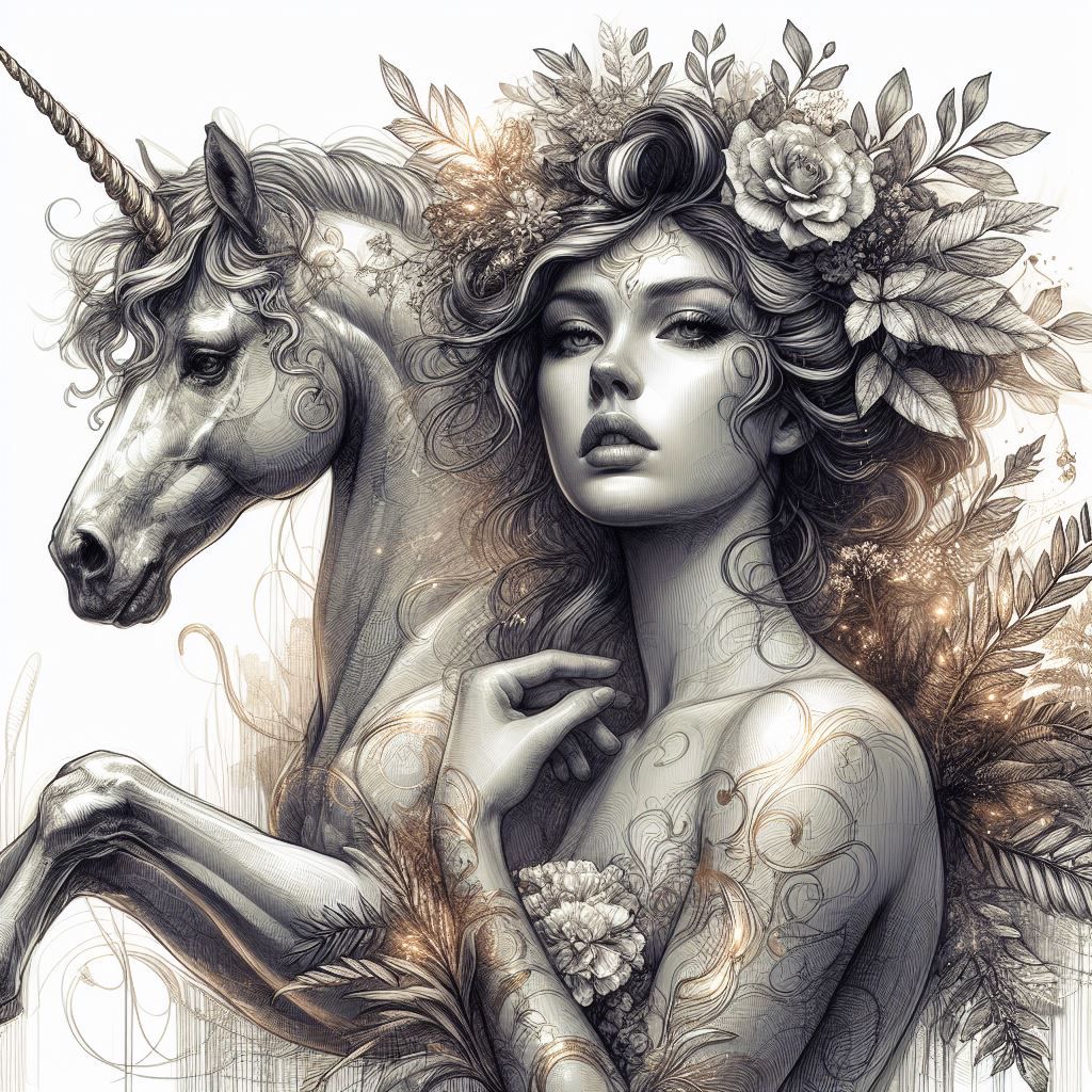 D3 Unicorn and Maiden