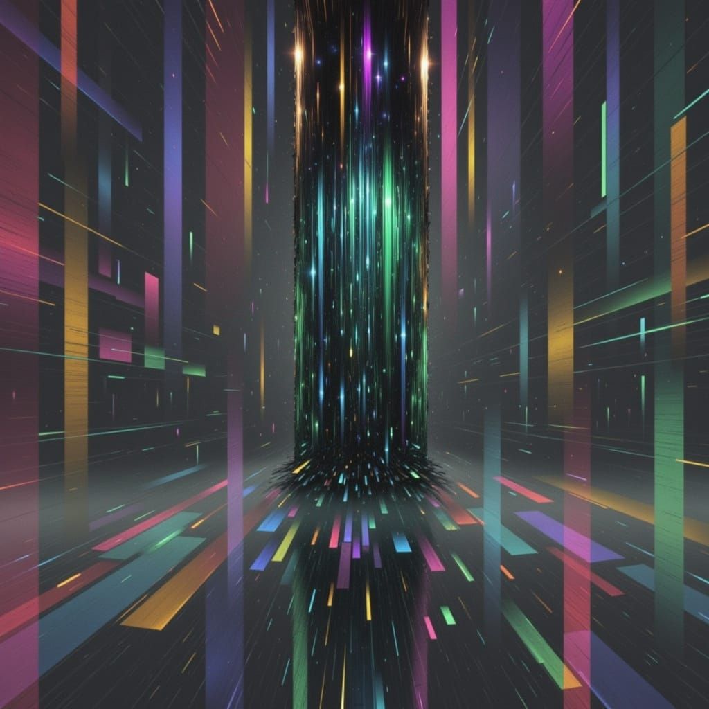 <lora:FIREWORKS FLUX:1.0> <lora:UPSCALED FLUX:1.0> <lora:MOON FLUX:1.0> <lora:GLITCH LORA:1.0> Set in a futuristic high-tech realm, Spectral...