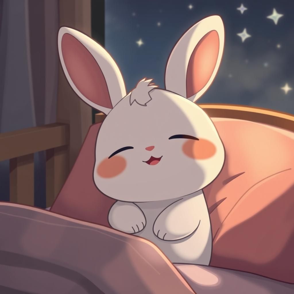 🌙🐇🤍🌃✨