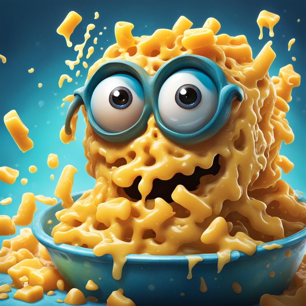 Mac and cheese monster