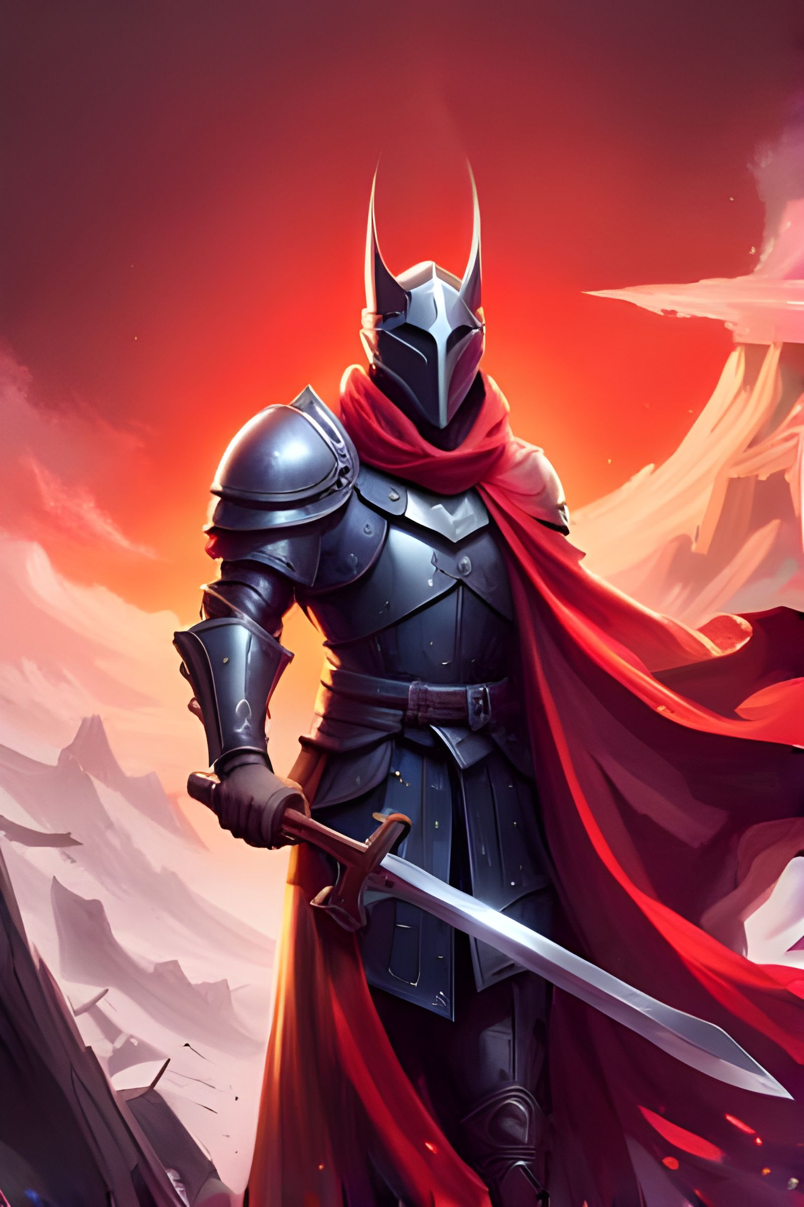 Red Knight  by @rufusdinosaur