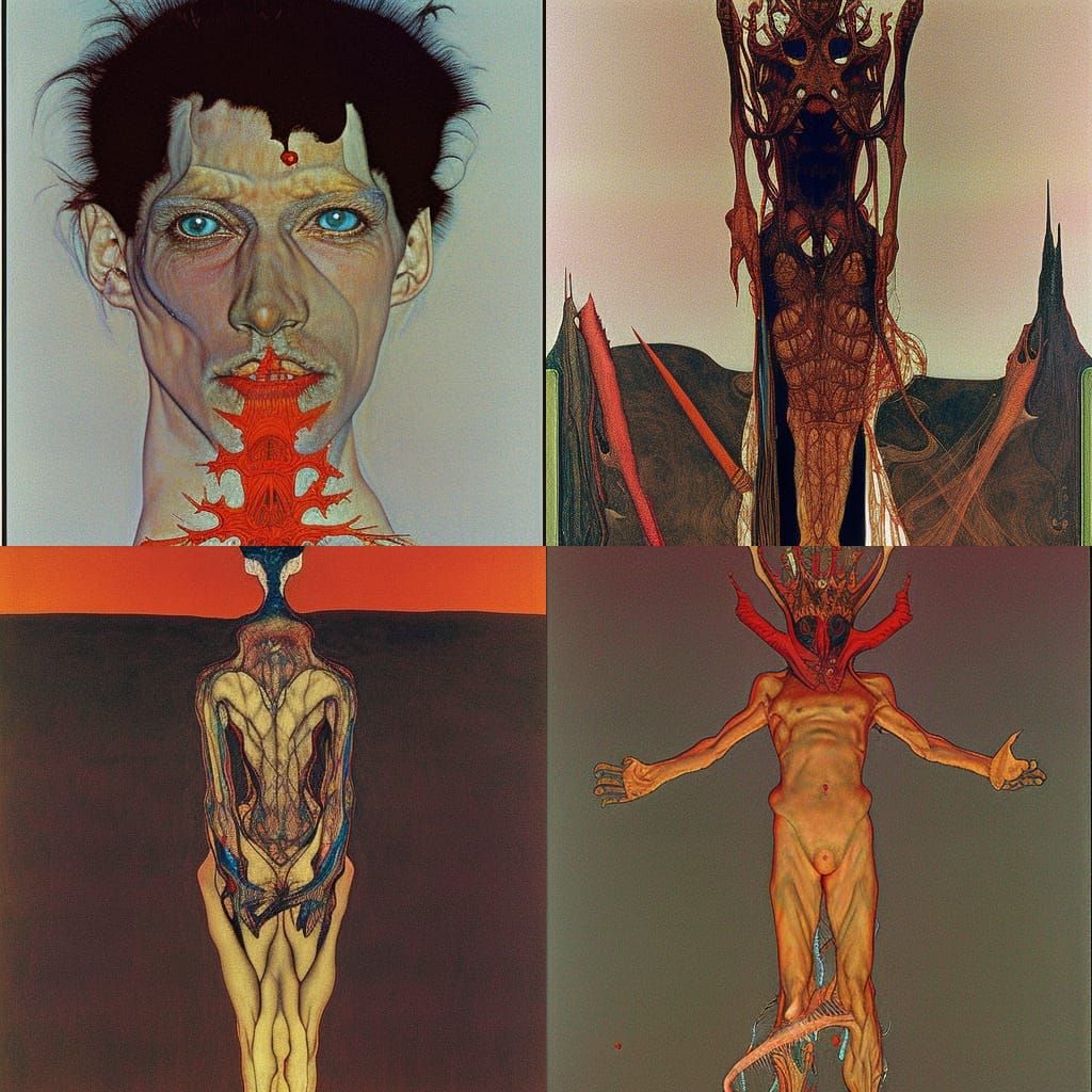 Wizard King in Roger Dean and Wayne Barlowe Style