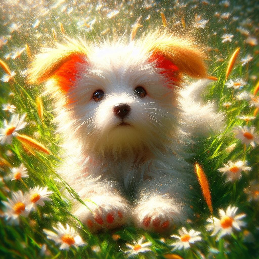 Fluffy Little Puppy | Tribute to @RosiebD!