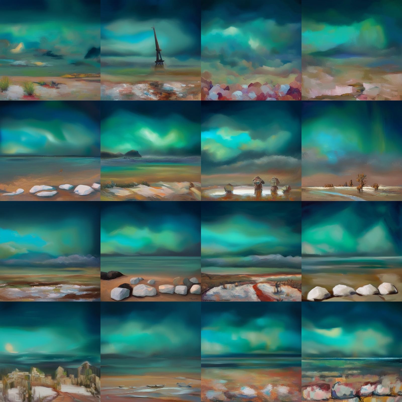 neoimpressionism expressionist style oil painting, smooth post