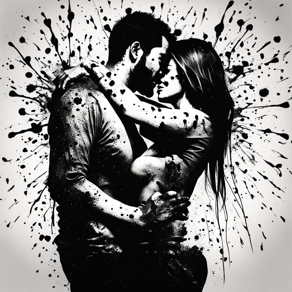 Ink Splatter: love