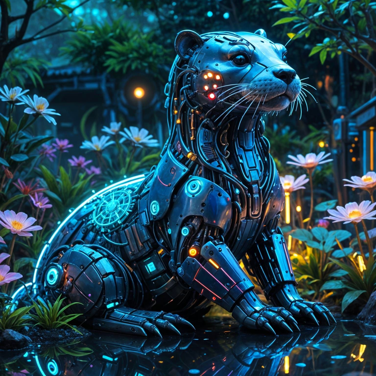 Cyber Otter  by @Paige