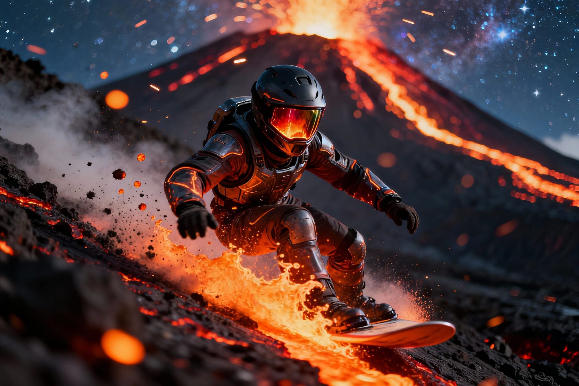 Extreme Lava Surfing on Mars 