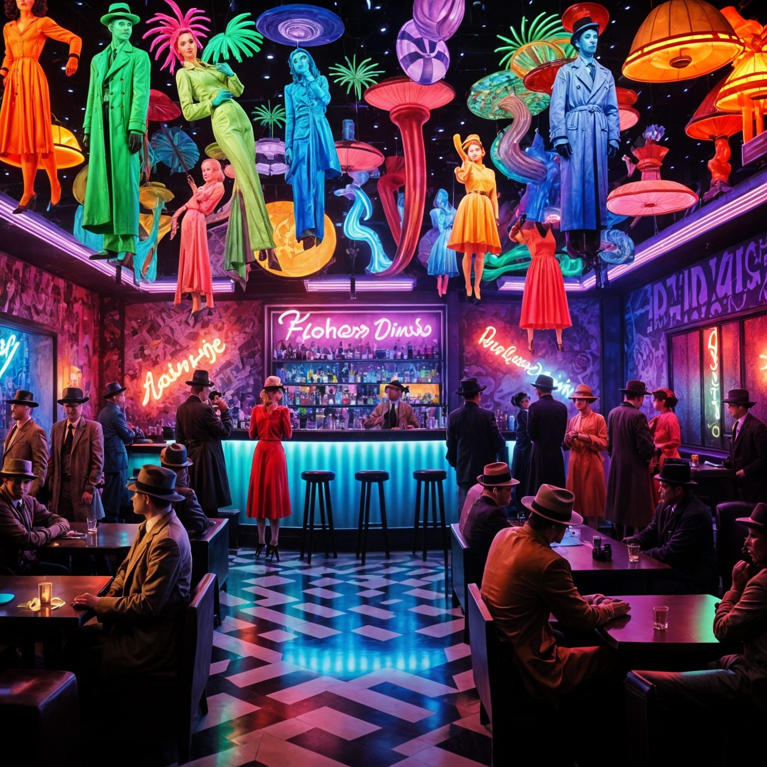 Neon Noir Bar 1