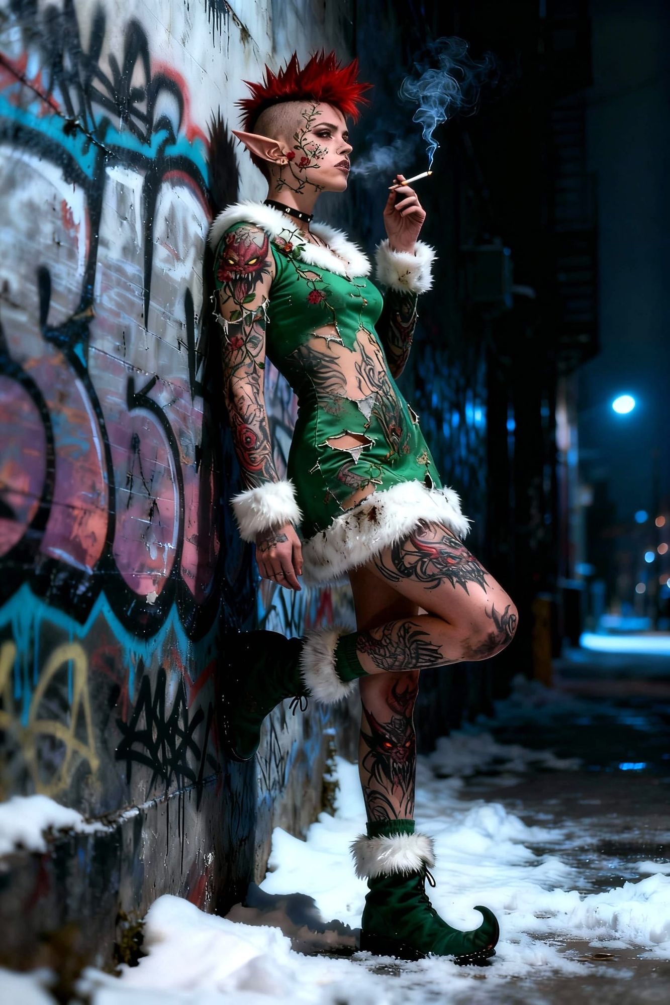 Punk Christmas Helper