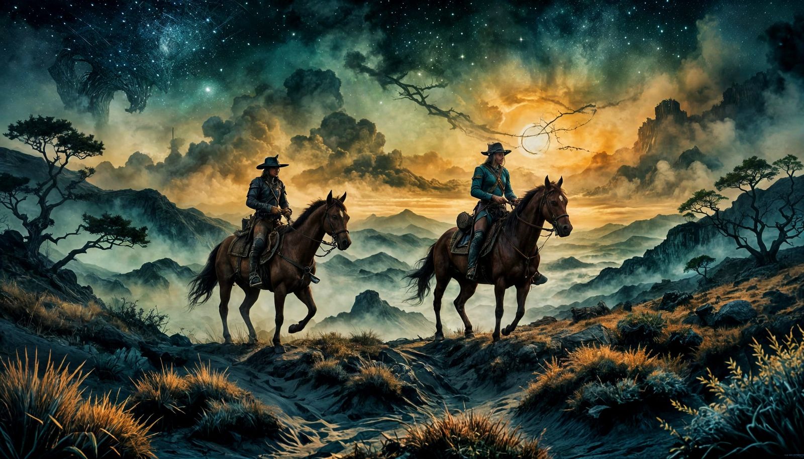 Fantasy Western  by @The Leycer