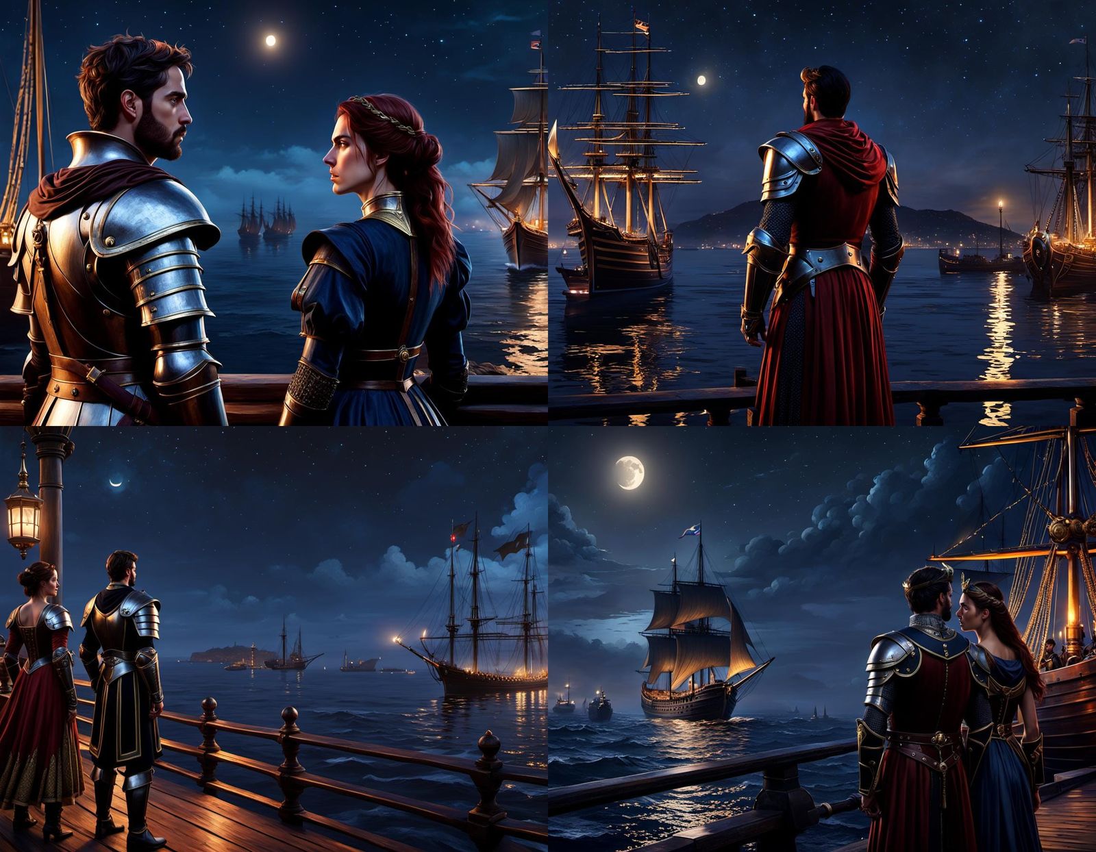 Night at the Harbor