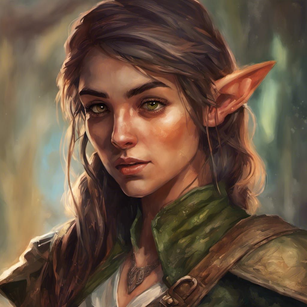 Amy Farah-Fowler as a sneaky elven rogue - AI Generated Artwork ...