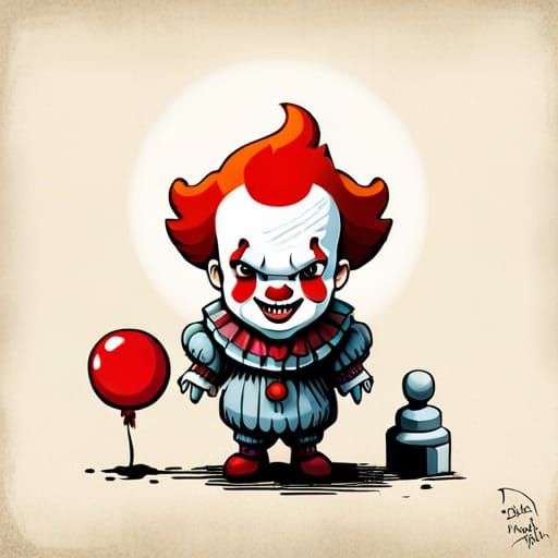 Little Pennywise - AI Generated Artwork - NightCafe Creator