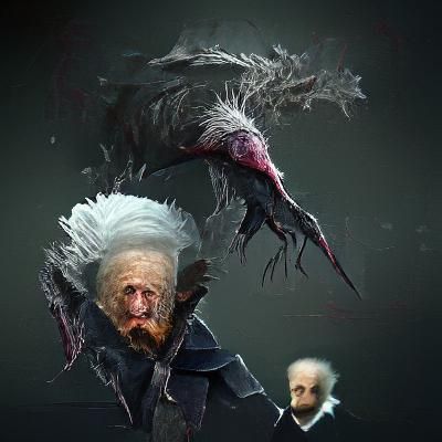 Einstein bloodborne concept art