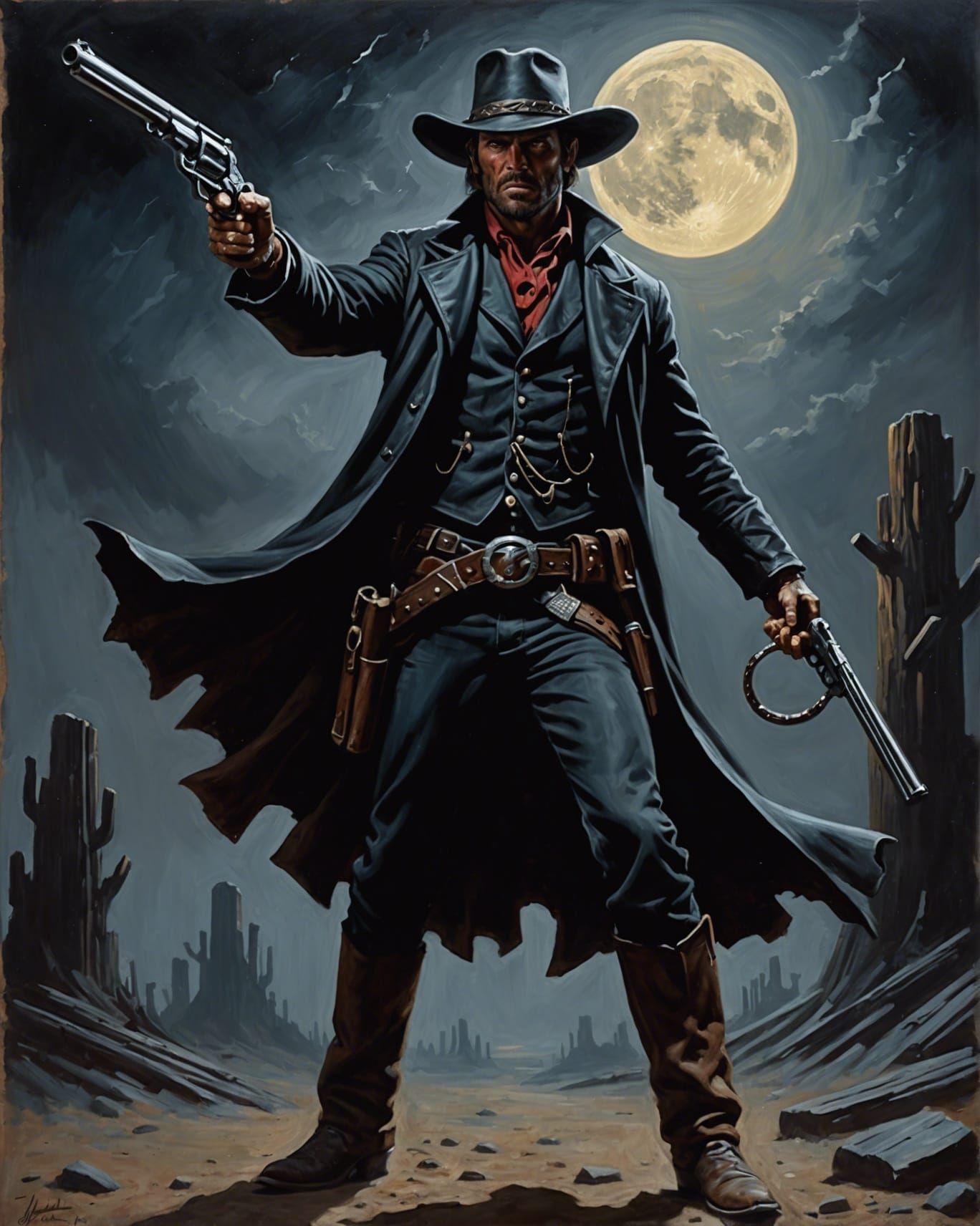 Gunslingers & Outlaws: Dark Western  by @BlakeRaven