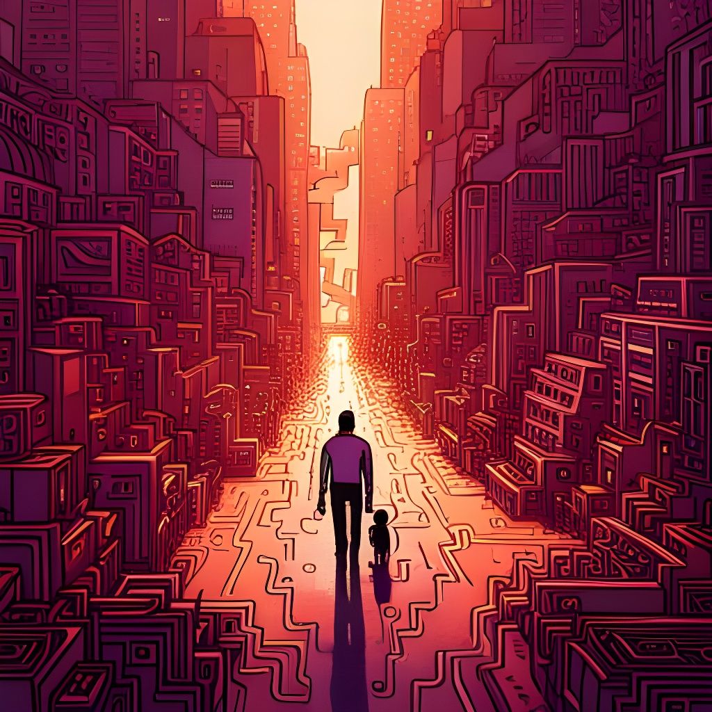 Lost inside a printed circuit board   by @Caroline