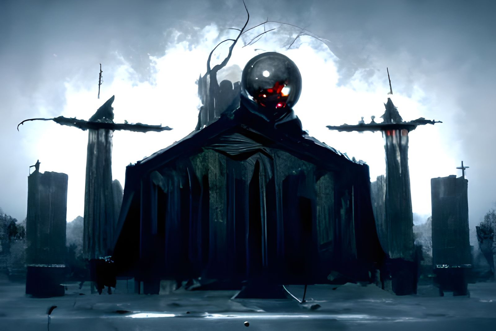 Dystopian temple