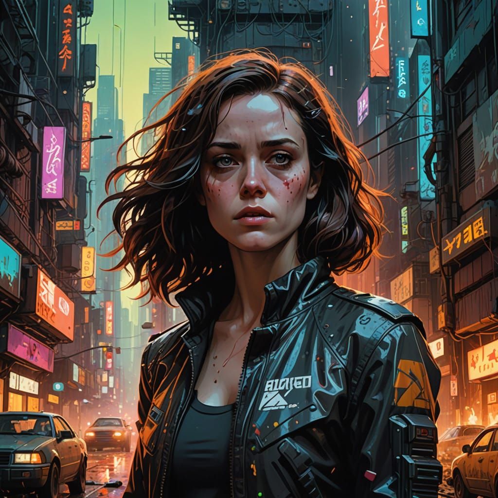 Sigourney Page, the daughter of Elliot  by @Dahdahu