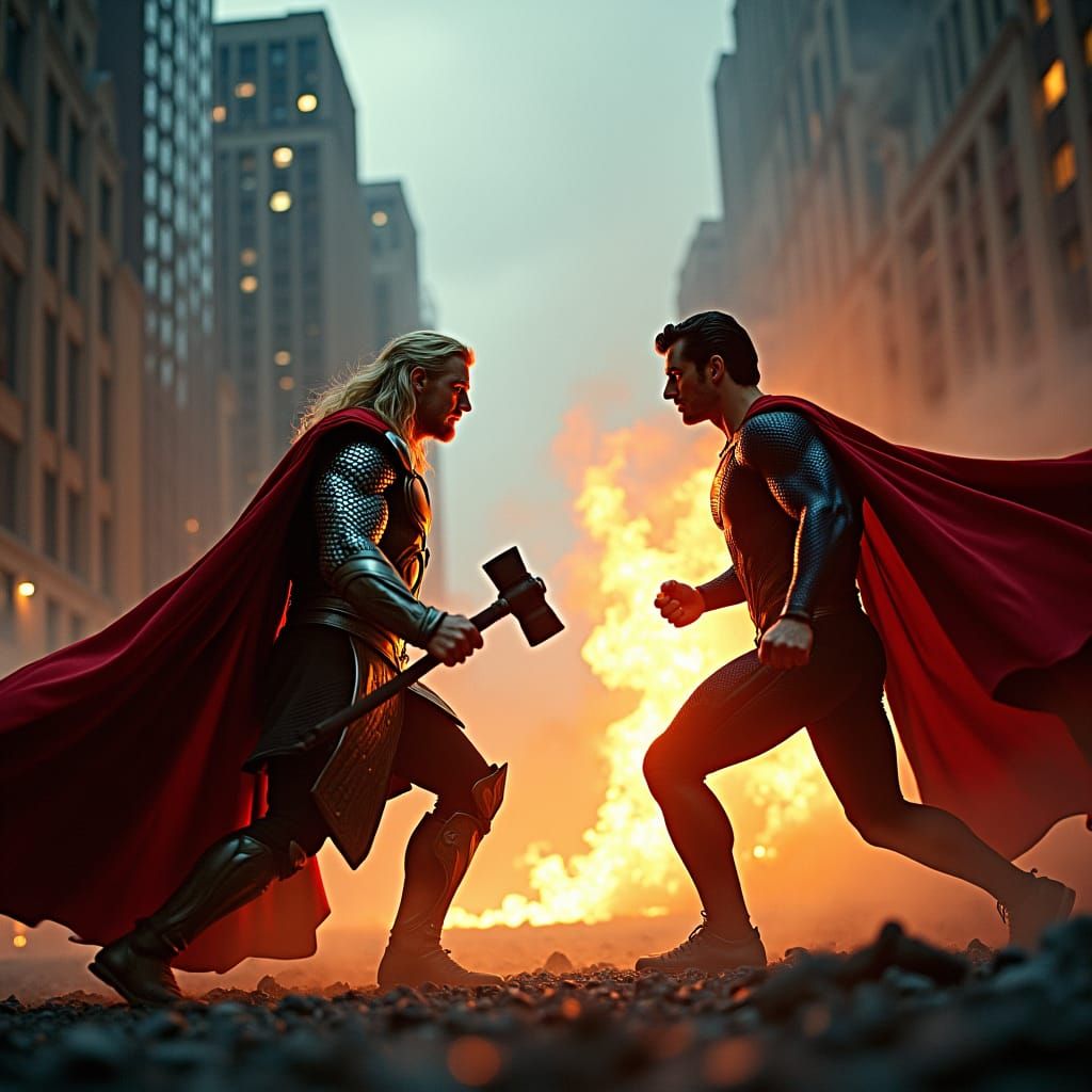 Thor vs Superman
