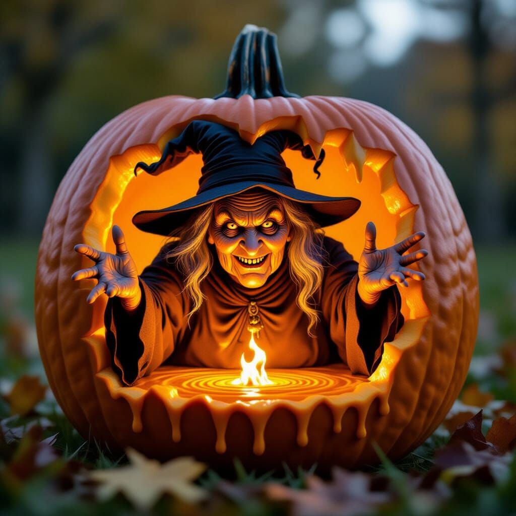 witchy pumpkin 